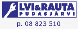 Pudasjärven LVI- JA RAUTATARVIKE OY logo